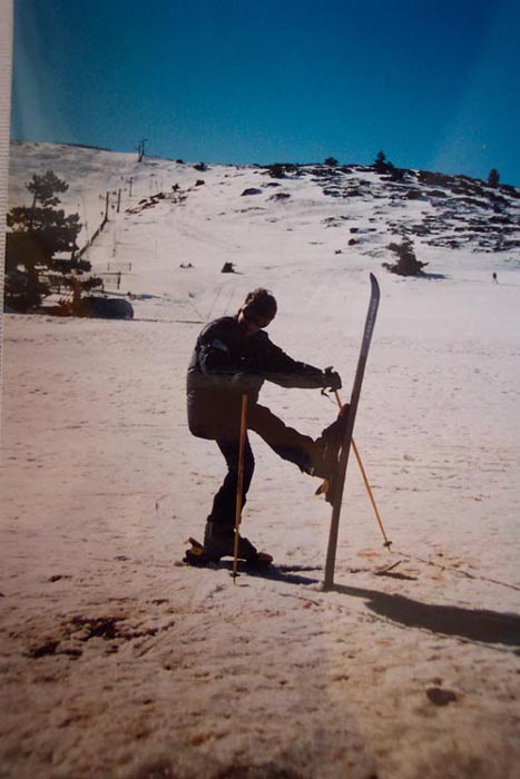 Abel en las pistas de esqu&iacute;