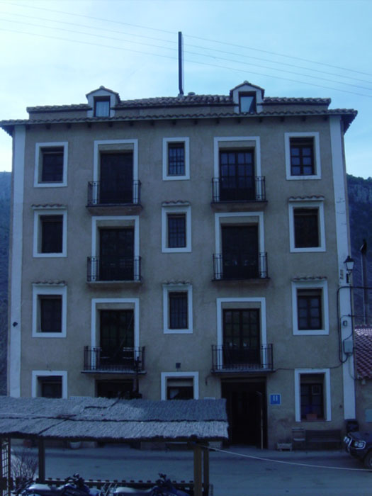 la fachada del hotel