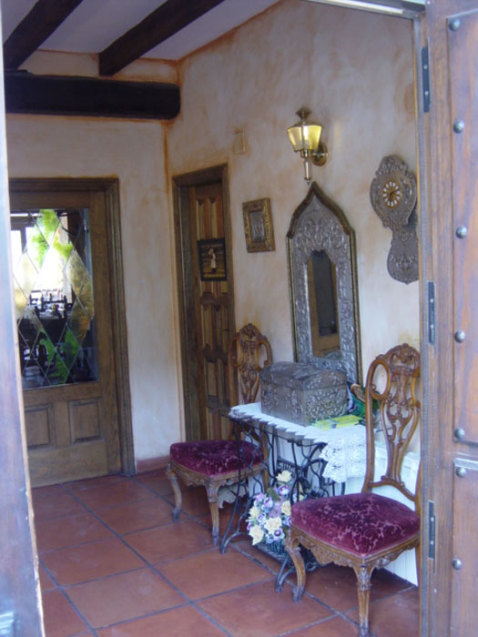 Decoración de entrada al hotel a las habitaciones o al comedor